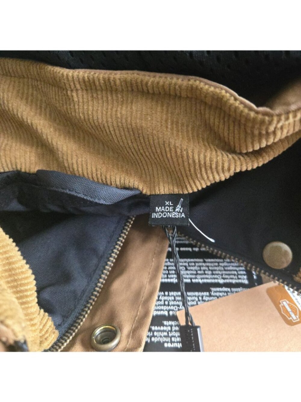 Womens Panorama Harley Davidson ADV Women XL Waxed Hooded Riding Jacket 052026 - Picture 8 of 11